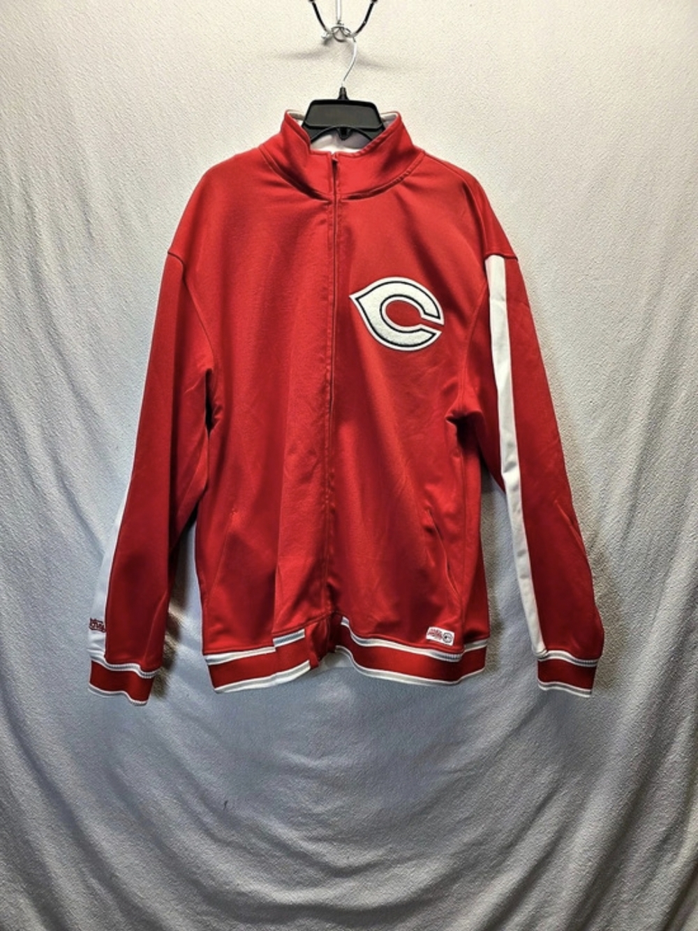 Cincinnati Reds Starter Red & White Jacket Size Large